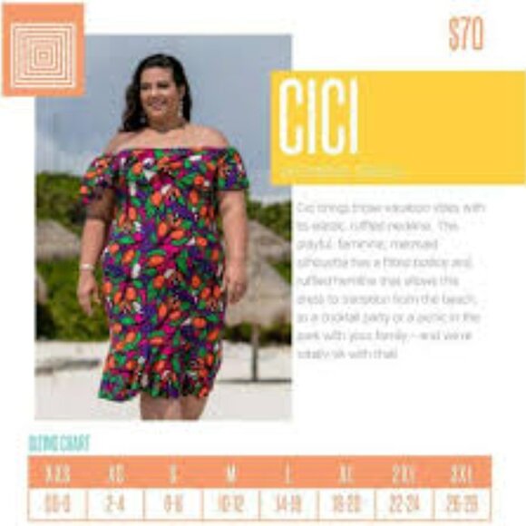 LuLaRoe CiCi Dress Black NWT size S *unicorn* - Picture 12 of 16